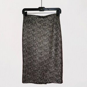 NWT The Limited Outlet Golden Fleck Metallic Pencil Skirt